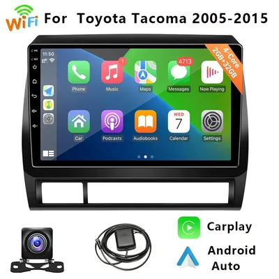 9 Inch Wireless Carplay Car Radio for Toyota Tacoma 2005-2015 Touch Screen Android Auto Car Video