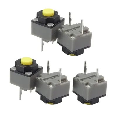 5PCS Kailh Mute Button 6x6x7.3mm Square Silent Mouse Micro Repair Parts Replace Rectangle Micro