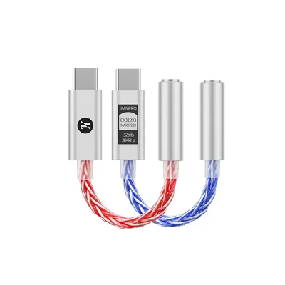 JCALLY JM6 Pro Type-C to 3.5mm Dual DAC CX31993 MAX97220 digital audio portable decoding amp Hifi