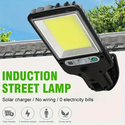 Solar Street Lights Outdoor Waterproof Human Body Sensing Courtyard Garden Wall Household Lights
