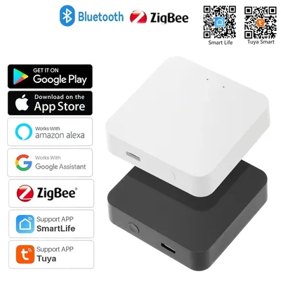 Tuya Bluetooth ZigBee 3.0 Smart Gateway Hub Smart Life Home Bridge Wireless Multi Mode Gateway Mesh