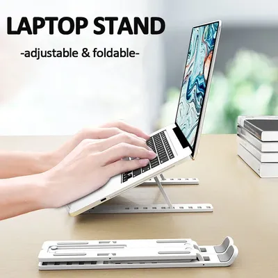 Portable Desktop Laptop Tablet Phone Holder Stand Foldable Desk Lazy Bracket For iPhone 13Pro iPad