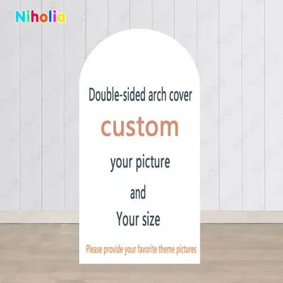 Customize Arch Theme Backdrop Zipper Birthday Party Photograph Background Wall Decoration Baby
