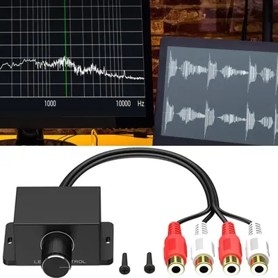Car Speaker Amplifier Bass RCA Level Remote Volume Control Regulator Universal Amplifier Knob LC-1