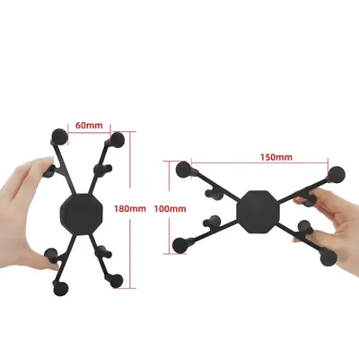 Tablet Holder with 1" or 1.5" Ball Compatible for ram mounts for 7"- 8" iPad X-grip