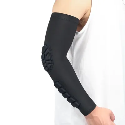 Honeycomb Anti-collision Compression Sports Elbow Pads For Men Women Basketball Volleyball Rugby