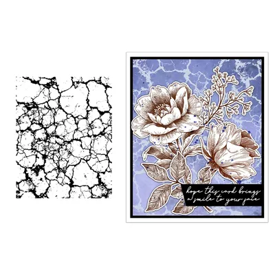 Mangocraft Universal Crack Background Clear Stamp DIY Scrapbooking Supplies Silicone Stamp For Card Making Albums Crafts Decor