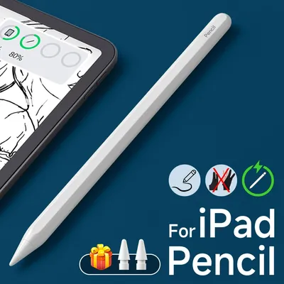 For Apple Pencil Wireless Charging Palm Rejection Stylus Pen for iPad Air 4 5 Pro 11 12.9 Mini 6