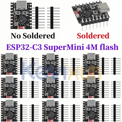 1-10PCS/ESP32 C3 Development Board Modules Mini Wifi BT Bluetooth Module Processor RISC-V ESP32-C3