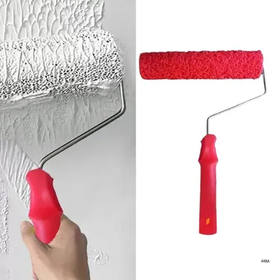 Wall Brush Putty Roller Texture Pattern Roller Brush Drywall Compound Roller for Smooth Plastering