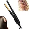 Professional Ceramic Flat Iron 2 in 1 Hair Straightener Short Hair Fluffy Pencil Hair Curler