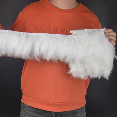 10 Meters White Turkey Marabou Feathers Trim 10-15cm Plumes Ribbon for Wedding Dress Clothing