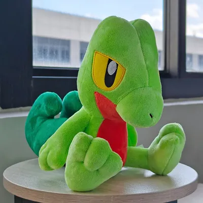 Treecko Peluche Pokemon Plush Toys Stuffed Dolls Cartoon Cute Dolls Kawaii Birthday Christmas Gift For Kids Friends Collection