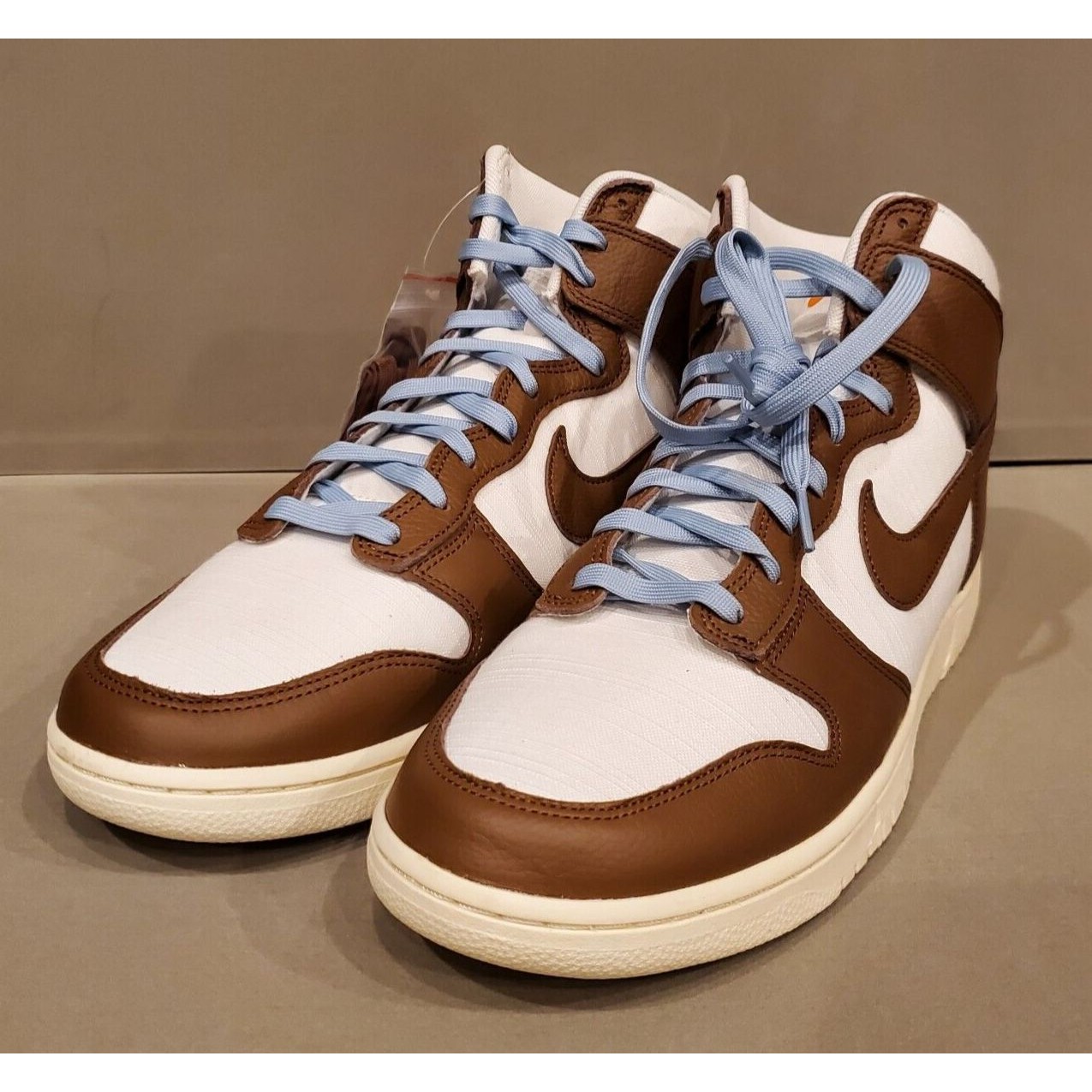 Nike Shoes | [Dq8800-200] Mens Sz 15 Nike Dunk High Prm 'Vintage Pecan Sail' New In Box | Color: Blue/Tan | Size: 15