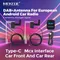 MEKEDE DAB+ Antenna for European Android Car Radio USB/Type-C Adapter GPS Stereo DAB Receiver