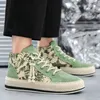 Herren Casual Cricket Schuhe Mode Sneakers High Top Canvas Schuhe Chinesischen Stil Jugend Schuhe