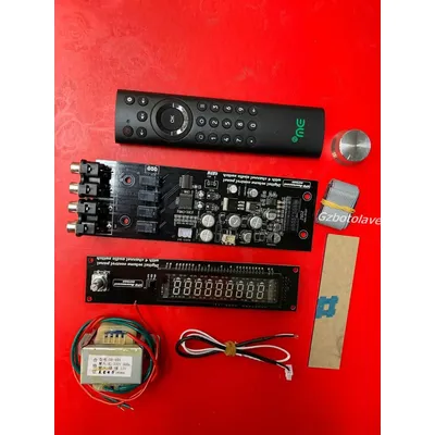 CS3310 VFD Vakuum-Leuchtstoffanzeige Vorverstärkerplatine DIY KIT Fernbedienung Verstärkerplatine Image