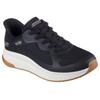 Slip-On Sneaker SKECHERS "BOBS SQUAD 4", Herren, Gr. 42, schwarz-weiß (schwarz, weiß), Synthetik, Textil, casual, Schuhe, Trainingsschuh, Sneaker, Schnürschuh zum einfachen reinschlupfen