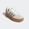 Sneaker ADIDAS SPORTSWEAR, Gr. 40, sanftes weiß, collegiate grün, bliss lila, Leder, Synthetik, sportlich, Schuhe, Design auf den Spuren des adidas Gazelle Bold, Topseller