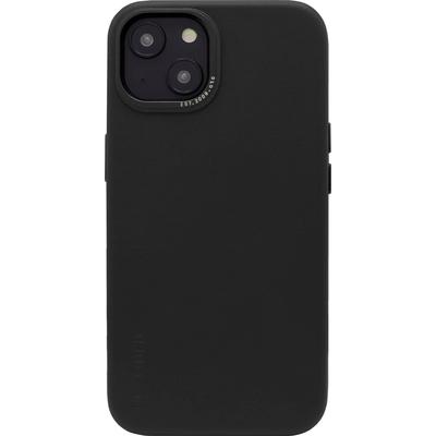 DECODED Smartphone-Hülle "Leather Backcover iPhone 14 Plus", schwarz, iPhone 14 Plus, Hüllen