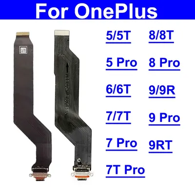 For Oneplus 1+ 5 6 7 8 9 Pro 5T 6T 7T 8T Pro 9R 9RT USB Charging Dock Flex Cable USB Charger Jack