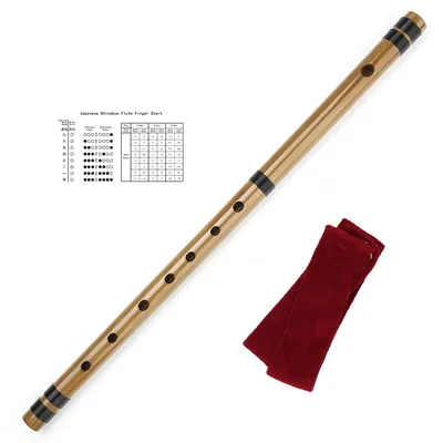 Three Colors Japanese Sinobue Flute 7/8 Hon High Quality Handmade Bamboo Woodwind-instrument 2