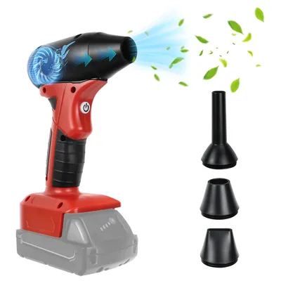 Jet Blower Brushless Violent Turbo Fan 130000RPM 4-Speed Control Wireless Handheld Fan For Milwaukee