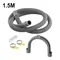 Washing Machine Drain Hose 1.5/2/3meter Drain Extension Pipe Spare Parts For Dishwasher Washer Household Equipment Accessories