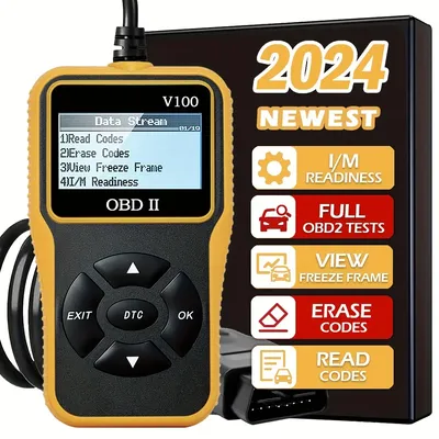 OBD2 Car Code Reader - Engine Fault Diagnostic Scanner, USB Powered, Compatible with All Cars Since