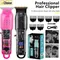 Professional Hair Clippers Rechargeable Hair Clipper Transparent Electric Hair Trimmers For Men