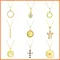 Inseason Jewelry, luxury jewelry, high standard high quality gold necklaces pendant necklaces,