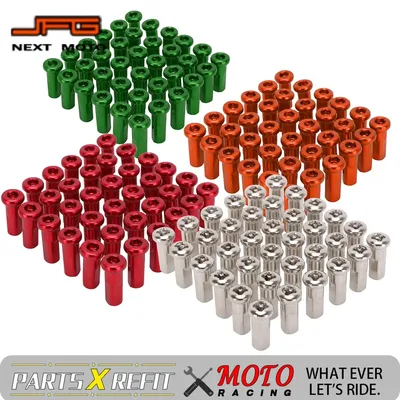 3.5/4mm Motorcycle Wheel Hub Spoke Nipples For KTM Honda Suzuki Yamaha Kawasaki SX XC EXC CRF RMZ DRZ WR YZ WRF KX CNC Dirt Bike