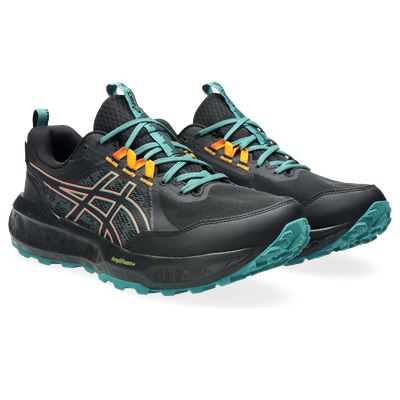 Trailrunningschuh ASICS "GEL-SONOMA 8 GORE-TEX", Gr. 45, schwarz, rainy lake, Textil, Synthetik, sportlich, Schuhe, wasserdicht Image