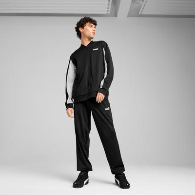 Trainingsanzug PUMA "POLY BASEBALL SUIT", Herren, Gr. XL, schwarz (puma schwarz), Trikot, Obermaterial: 100% Polyester, unifarben, sportlich, regular fit, Sportanzüge Image