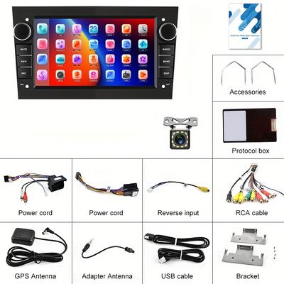 "TEMU Hikity Bk/silvery/ 7"car 1+32g For 13 Car Mp5 Gps++fm For /for Antara/for Vectra/for /for /for Ect"