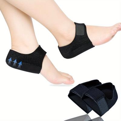 TEMU 1 Pair Of Heel Protectors, Heel Cups, Gel Heel Pads For Support, Heel Crack Pads, Comfortable Heel Protectors Suitable For Men And Women.