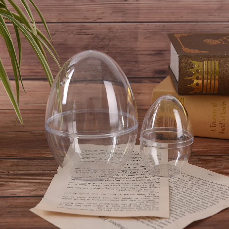 DIY handgemachte Badesalz Kugel klare Plastik bomben Formen wieder verwendbare Eier Form Seifen form Image