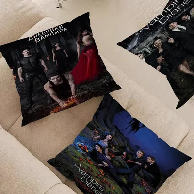 The Vampire Diaries Kissenbezug Zoll Bauernhaus Dekor Home Dekokissenbezüge für Couchdekorationen Image