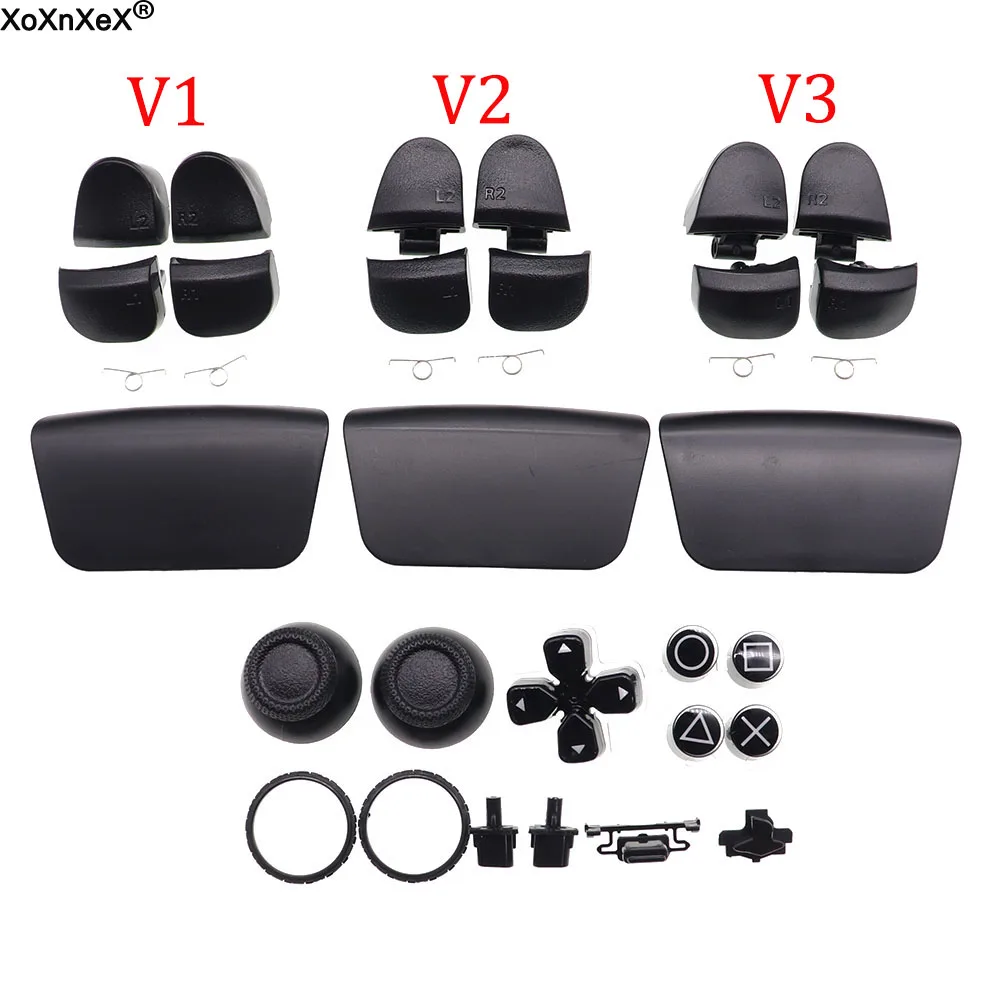1Set L1 R1 L2 R2 Taste D-pad Teilen Tasten Kit Joystick Caps Ersatz Für PS5 V1 V2 v3 BDM-010 020 030 Controller Gamepad Image