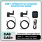 MEKEDE Dual Antenna DAB+Receiver For European Android Navigatation GPS Car Radio USB Type-C Mcx