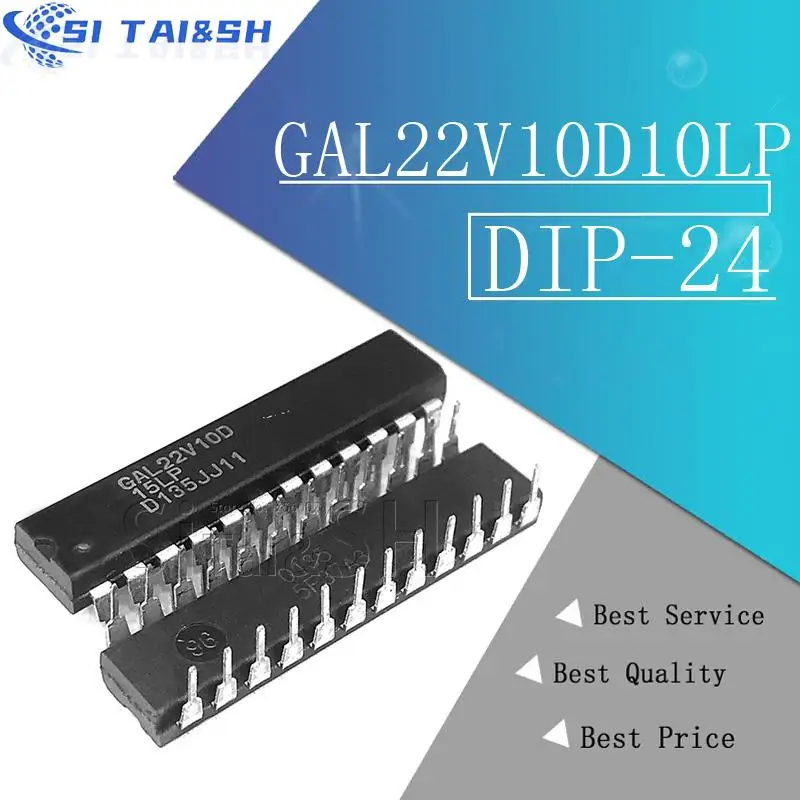 1PCS GAL22V10D10LP GAL22V10 DIP24 GAL22V10D-10LP NEUE ORIGINAL GAL22V10D-10LPN Image