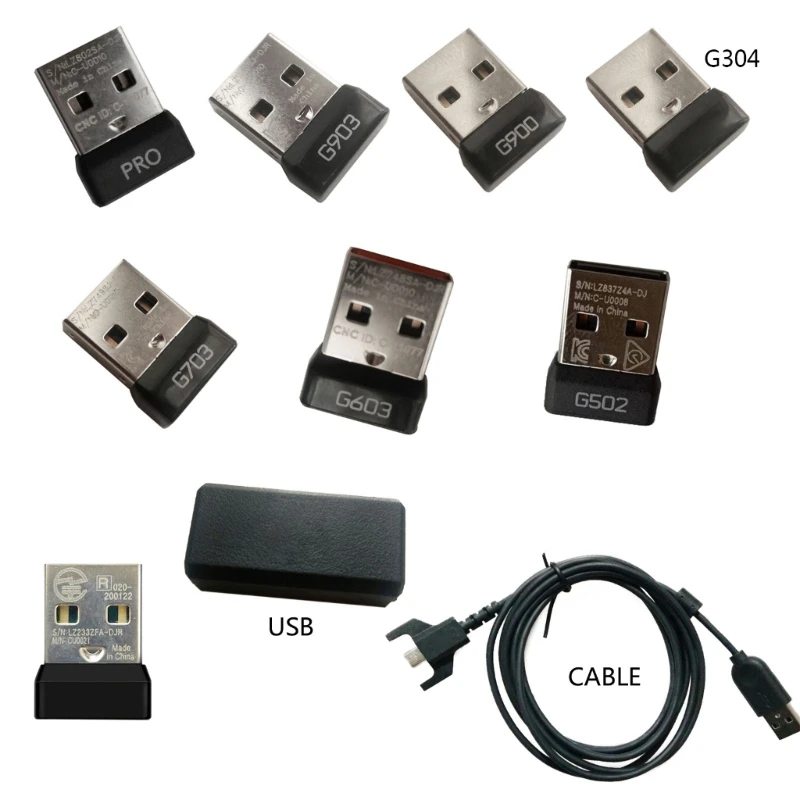 USB-Empfänger, kabelloser Bluetooth-Dongle-Adapter für G502 G603 G900 G903 G304 G703 GPW GPX Wireless Gaming Mouse Image