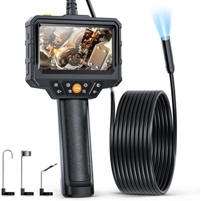 Industrielles digitales Endoskop, 4,3-Zoll-IPS-Bildschirm-Rohrkanalinspektionskamera, wasserdichte Image