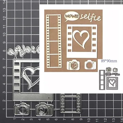 Camera Metal Cutting Dies Stencil Scrapbook Album Stamp Paper Card Embossing Decor Craft Knife Mould