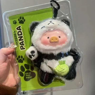 2024 New Lulu The Piggy Panda Lulu Series Elevator Garage Kit Plush Doll Cute Christmas Gift Trendy
