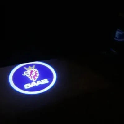 For Saab 9-3 93 2003-2012 Saab 9-5 95 1998-2011 Led Wireless Door Logo Light Welcome Decor Lamp