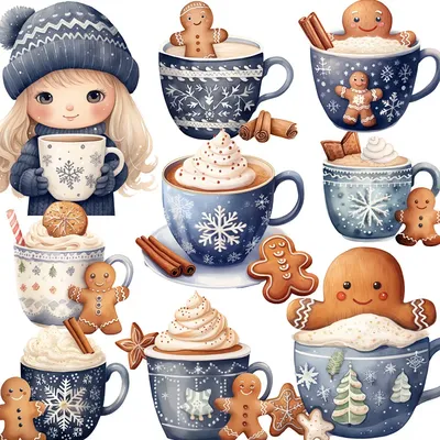 Christmas coffee Stickers Crafts And Scrapbooking stickers kids toys book Decorative sticker DIY