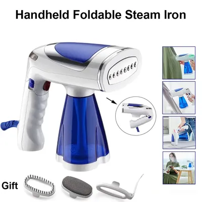 1600W Handheld Steamer for Clothes Portable Foldable Travel Steam Iron Garment Steamer Multiple Use