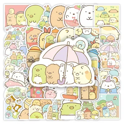 Cute Cartoon Sumikko Gurashi Sticker Kid DIY Toy Gift Waterproof Graffiti Decal for Scrapbook