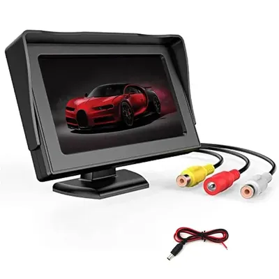 4.3in Car Display Easy to Install High-definition Reversing Image Universal Machine Display